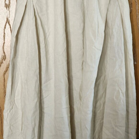 Free People Emmers Linen Midi Free-est Sleeveless Ivory Dress, Size XS,NWT - Picture 5 of 6